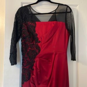 Jax evening dress red size 10